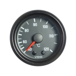 VDO Temperature Gauge Cockpit 52mm 40 120°c 2600mm Capillary Mechanical