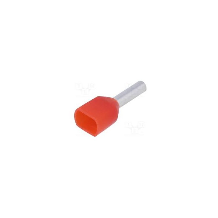 EM SU-LOV2-ELC-003 1mm Twin BOOTLACE FERRULE 100/pkt