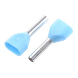 EM SU-LOV2-ELC-002 0.75mm Twin BOOTLACE FERRULE 100/pkt