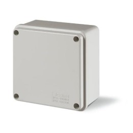 Scame SU-DI05-SCA-002 686.204 IP56 100x100x50mm PVC Housing Opaque Lid Junction Box