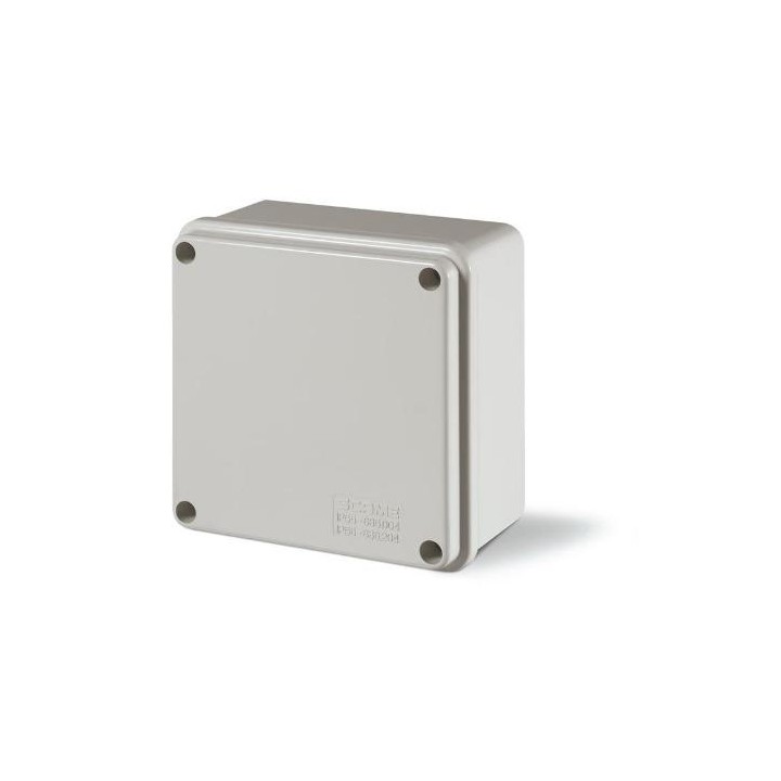 Scame SU-DI05-SCA-002 686.204 IP56 100x100x50mm PVC Housing Opaque Lid Junction Box