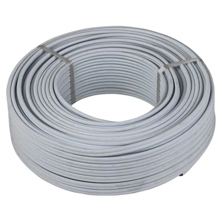 ST-DA02-TWI-001 1.5mm Flat Twin + Earth Cable White 100mtr Roll or Per Metre - 100mtr