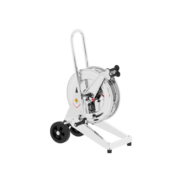 Raasm 256535.200 Manual Trolley-Mounted Hose Reel In Stainless Stee