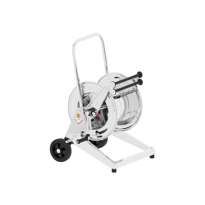 Raasm 246564.350 Manual Trolley-Mounted Hose Reel In Stainless Stee