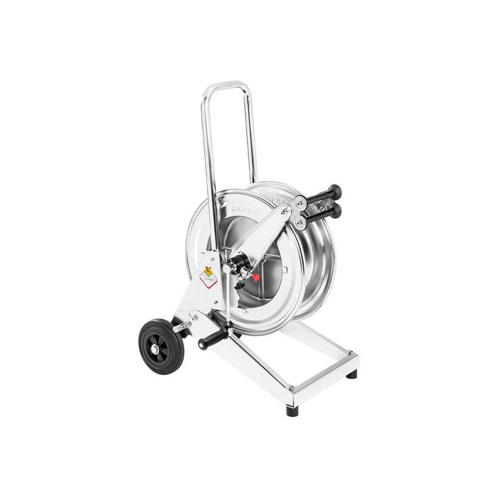 Raasm 246544.300 Manual Trolley-Mounted Hose Reel In Stainless Stee