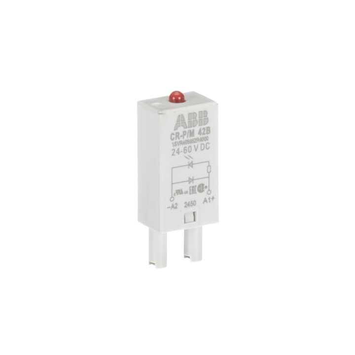 ABB Pluggable Interface Relay CR-M 42B 24-60VDC Pluggable module diode & Red LED (CR-P/M)