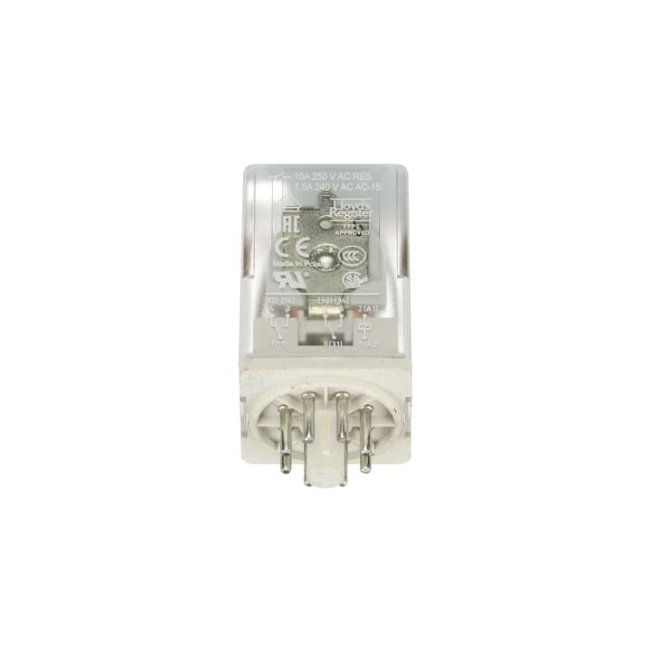 ABB Pluggable Interface Relay CR-M 230VAC 2 C/O (SPDT) 12A @ 250V 8 Pin Pluggable Relay (CR-U230AC2)