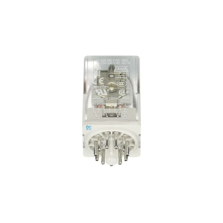 ABB Pluggable Interface Relay CR-M 12VDC 3 C/O (SPDT) 10A @ 250V 11 Pin Pluggable Relay (CR-U012DC3)