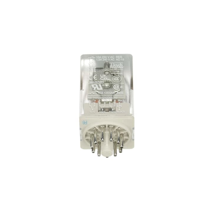 ABB Pluggable Interface Relay CR-M 24VDC 3 C/O (SPDT) 10A @ 250V 11 Pin Pluggable Relay (CR-U024DC3)