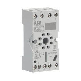 ABB Pluggable Interface Relay CR-M Round Pin Terminals Standard Base for CR-U 2 C/O Relay (CR-U2S)