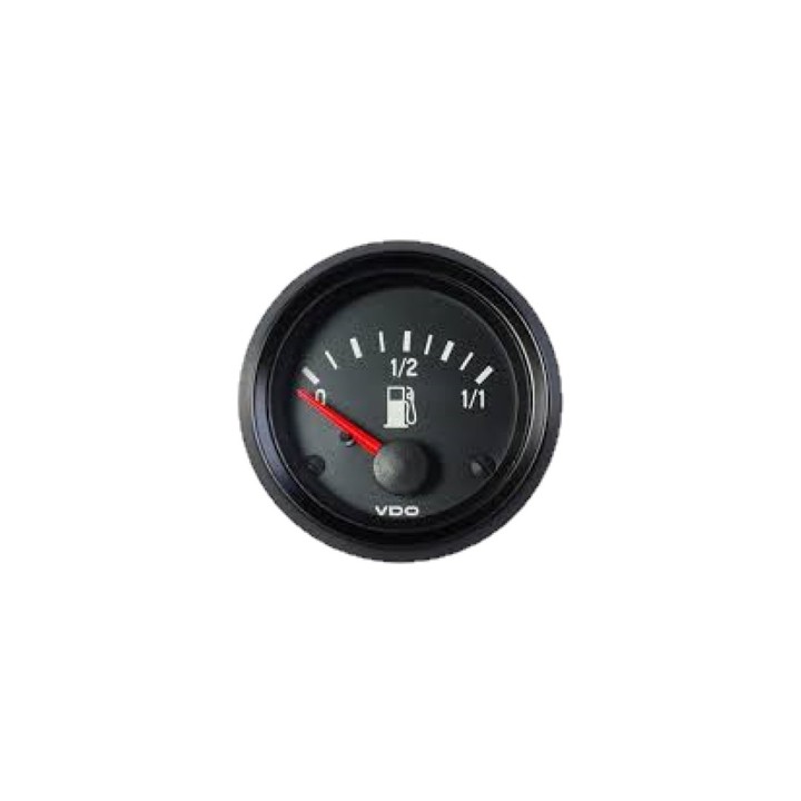 VDO Fuel Level Gauge Cockpit International 52mm 12V 90 3 Ohm Tubular