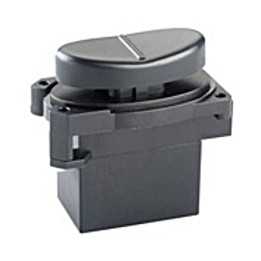 Williams Controls JC030-E-V00-BLK Rocker Switch - Single Axis V-Profile Self Centering 5 kOhm