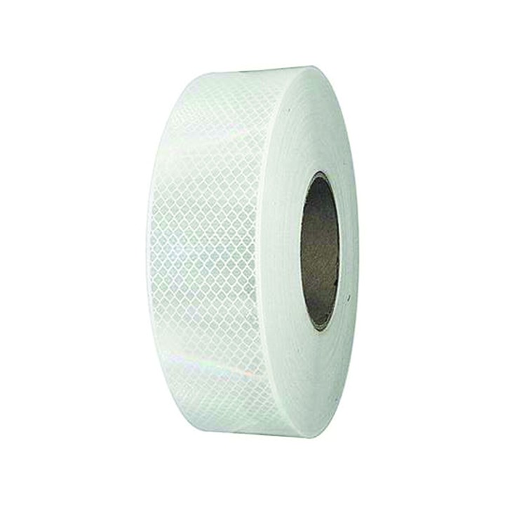 MAG Truck & Trailer ENGWHITE 50M - WHITE DOUBLE LAYER REFLECTIVE TAPE