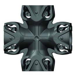 MAG Truck & Trailer 92050070 4 WAY CROSS ABC FEMALE COUPLING - RAUFOSS
