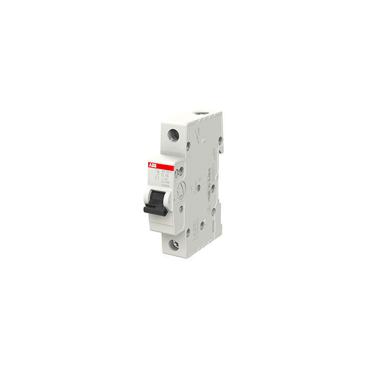 ABB Miniature Circuit Breaker Curve C 3kA 16A 3kA 3kA 230VAC (SR201T-C16)