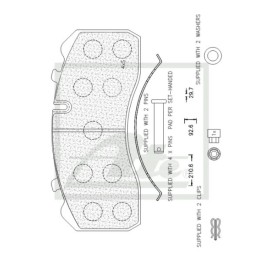 ATE ATECV074 Brake Pads - Brake Pad Set