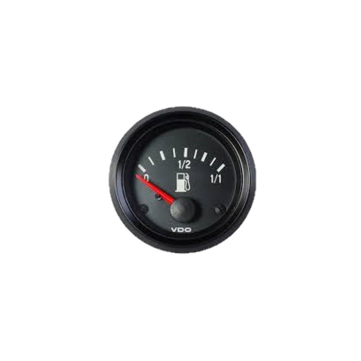 VDO Fuel Level Gauge Cockpit International 52mm 24V 90 3 Ohm Tubular