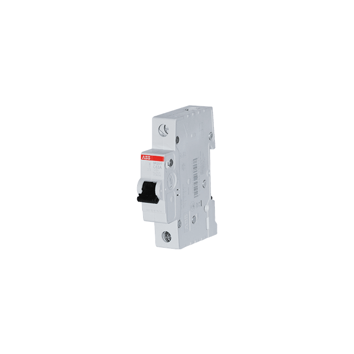 ABB Miniature Circuit Breaker Curve C 3kA 63A 3kA 3kA 230VAC (SR201T-C63)