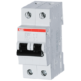 ABB Miniature Circuit Breaker Curve C 3kA 16A 3kA 3kA 400VAC (SR202T-C16)