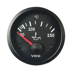 VDO Temperature Gauge Cockpit Vis 50 150°c Oil 52mm 12V