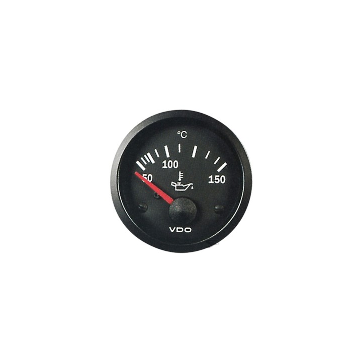 VDO Temperature Gauge Cockpit Vis 50 150°c Oil 52mm 12V