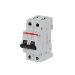 ABB Miniature Circuit Breaker Curve C 6-10kA 2A 10kA 7.5kA 400VAC-125VDC (S202-C2)