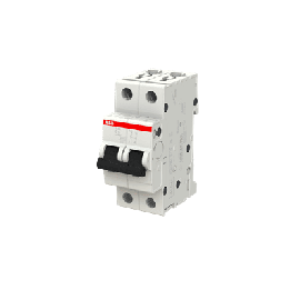 ABB Miniature Circuit Breaker Curve C 6-10kA 6A 10kA 7.5kA 400VAC-125VDC (S202-C6)