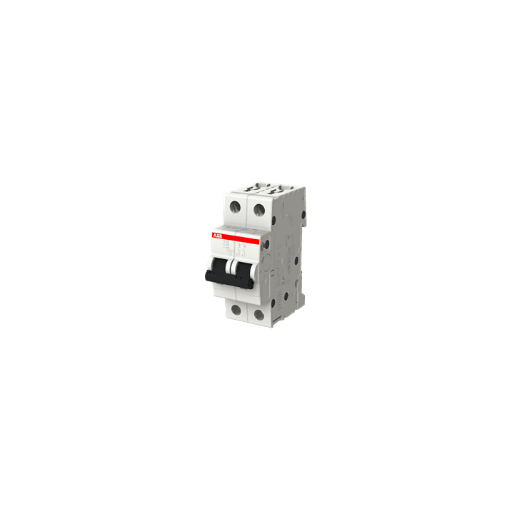 ABB Miniature Circuit Breaker Curve C 6-10kA 20A 10kA 7.5kA 400VAC-125VDC (S202-C20)