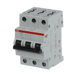ABB Miniature Circuit Breaker Curve C 6-10kA 16A 10kA 7.5kA 400VAC (S203-C16)