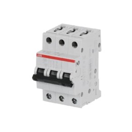 ABB Miniature Circuit Breaker Curve C 6-10kA 63A 10kA 7.5kA 400VAC (S203-C63)