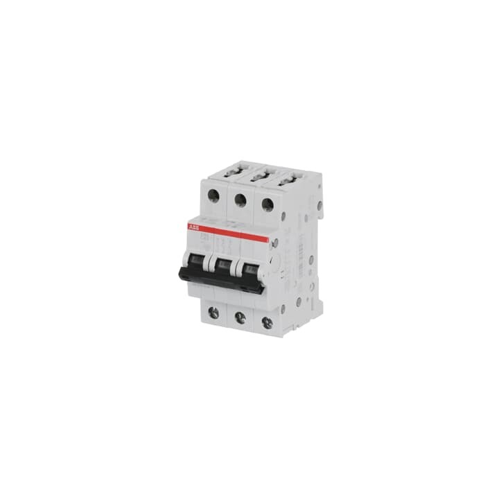 ABB Miniature Circuit Breaker Curve C 6-10kA 63A 10kA 7.5kA 400VAC (S203-C63)