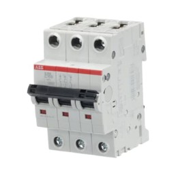 ABB Miniature Circuit Breaker Curve C 6-10kA 100A 6kA 6kA 400VAC (S203-C100)