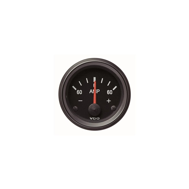 VDO 190-037-002C Ammeter Cockpit International 52mm 60A 12V/24V