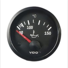 VDO Temperature Gauge Cockpit Vis 50 150°c Oil 52mm 12V
