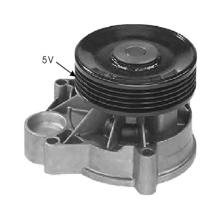 Echlin QCP3373 Water Pump - BMW 320D E46 M47D20 (5Pk)