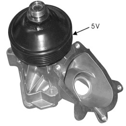 Echlin QCP1072 Water Pump - BMW 330D M57/D30