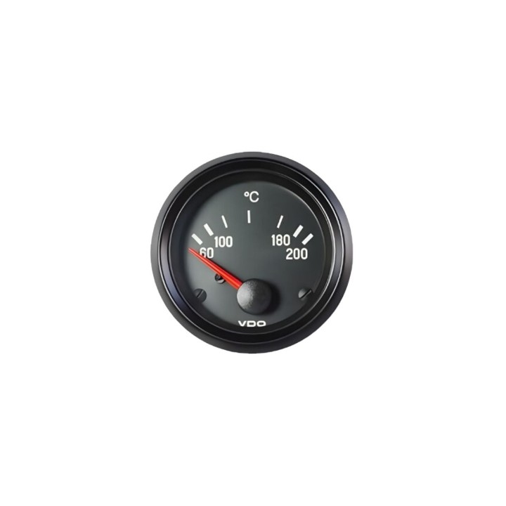VDO 310-030-004C Temperature Gauge Cockpit Vis 60 200°c Cyl 52mm 12V