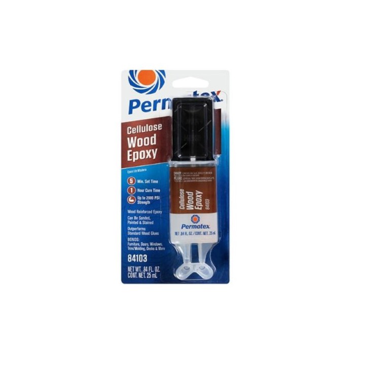 Permatex 84103A WOOD EPOXY SYRINGE