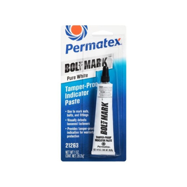 Permatex 21263 BOLT MARK INDICATOR WHITE