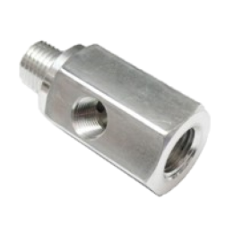 VDO 415-030 Adaptor Block Extension - 50mm with "T" Connection - 2x M14X1.5, 1x M10X1