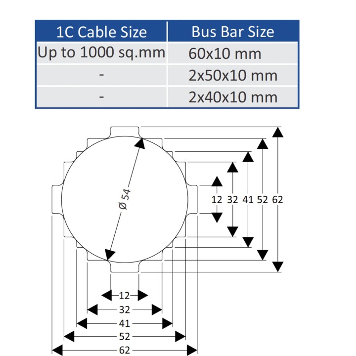 Elmex Current Transformer 600/5 (ELPL1-600)