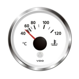VDO Temperature Gauge - Viewline 52mm 12V/24V 40°C - 120°C Coolant