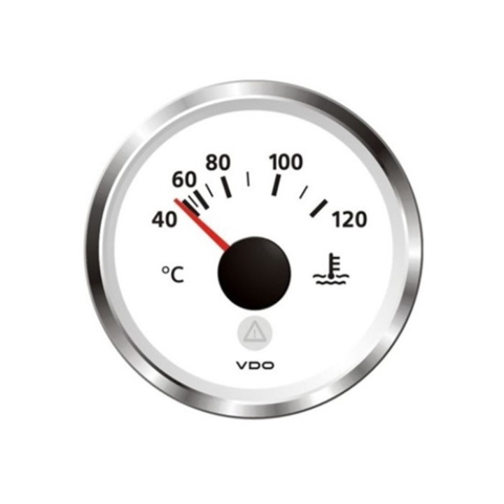 VDO A2C59514239 Temperature Gauge - Viewline 52mm 12V/24V 40°C - 120°C Coolant