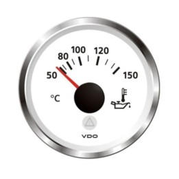 VDO Temperature Gauge - Viewline 52mm 12V/24V 50°C - 150°C Oil