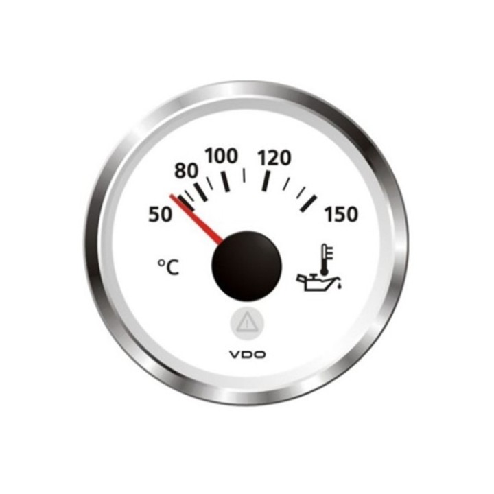VDO A2C59514233 Temperature Gauge - Viewline 52mm 12V/24V 50°C - 150°C Oil