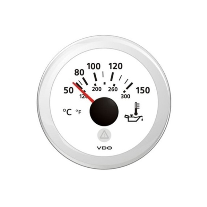 VDO A2C59514231 Temperature Gauge - Viewline 52mm 12V/24V 50°C - 150°C Oil