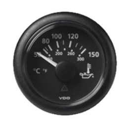 VDO Temperature Gauge - Viewline 52mm 12V/24V 50°C - 150°C Oil