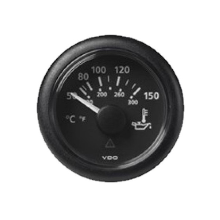 VDO A2C59514160 Temperature Gauge - Viewline 52mm 12V/24V 50°C - 150°C Oil