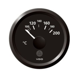 VDO Temperature Gauge - Viewline 52mm 12V/24V 60°C - 200°C Cylinder Head