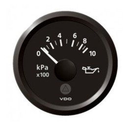 VDO Pressure Gauge - Viewline 52mm 1000 Kpa Oil Pressure 12V/24V